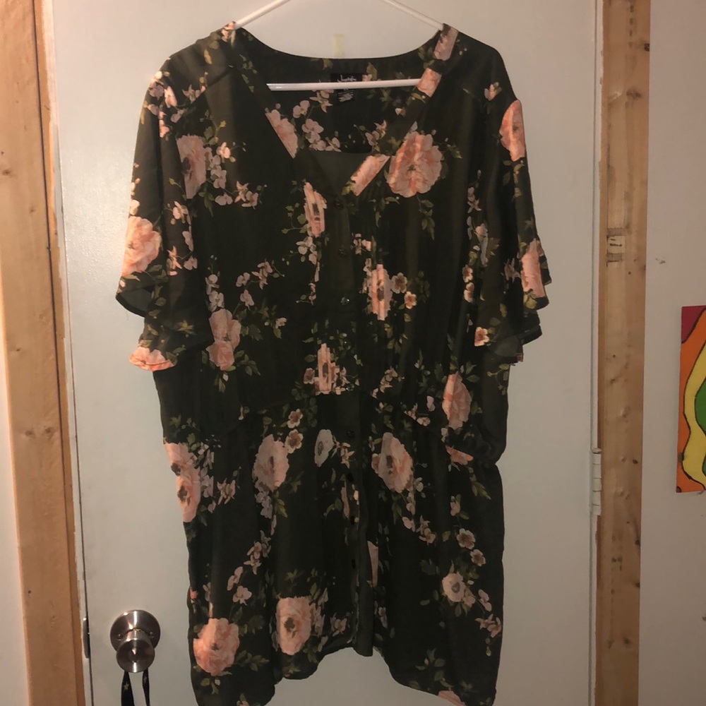 Olive blouse